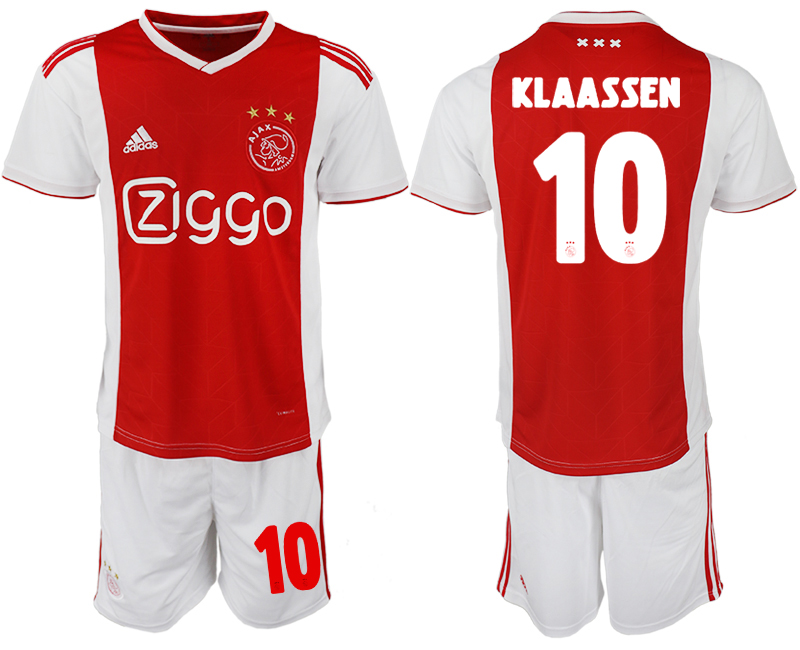 2018-19 AFC Ajax 10 KLAASSEN Home Soccer Jersey