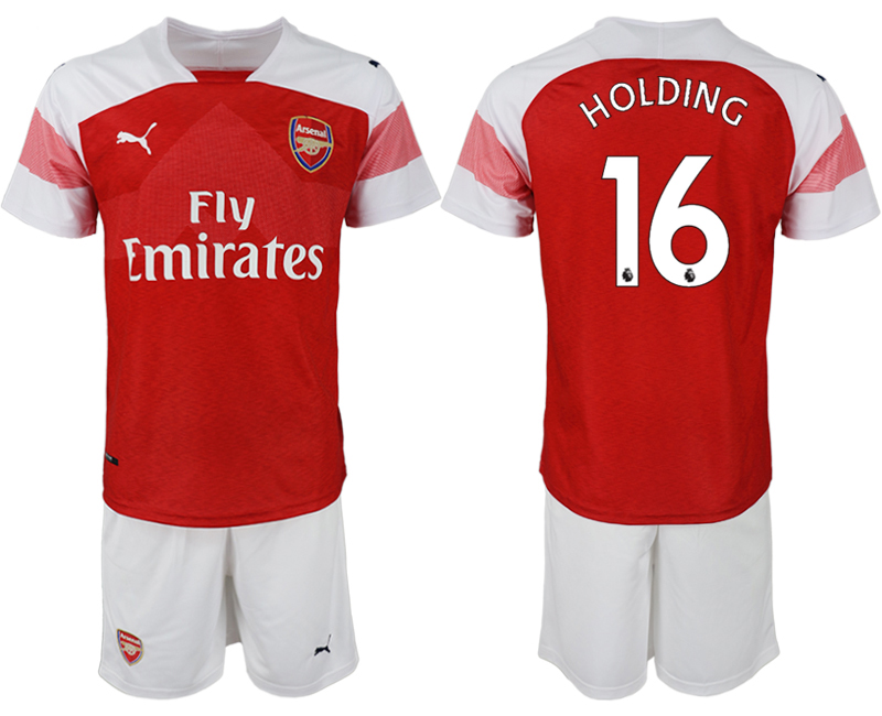 2018-19 Arsenal 16 HOLDING Home Soccer Jersey