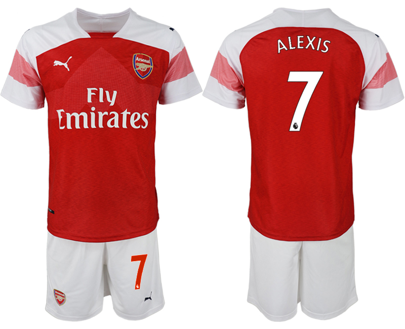 2018-19 Arsenal 7 ALEXIS Home Soccer Jersey