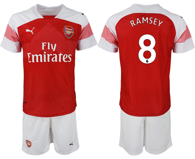 2018-19 Arsenal 8 RAMSEY Home Soccer Jersey