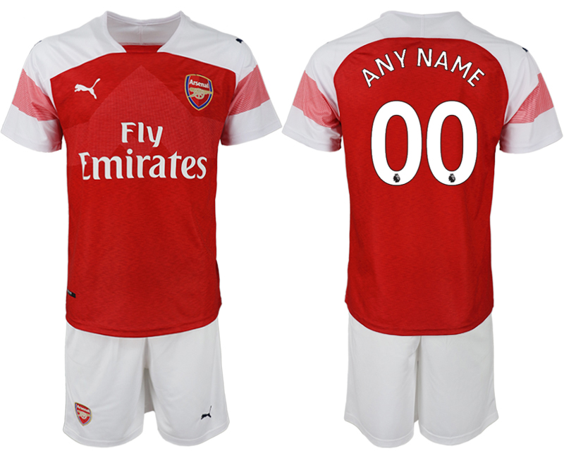 2018-19 Arsenal Customized Home Soccer Jersey