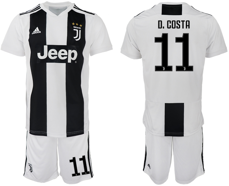 2018-19 Juventus FC 11 D. COSTA Home Soccer Jersey - Click Image to Close