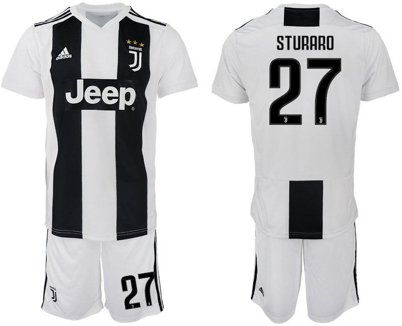 2018-19 Juventus FC 27 STURARO Home Soccer Jersey