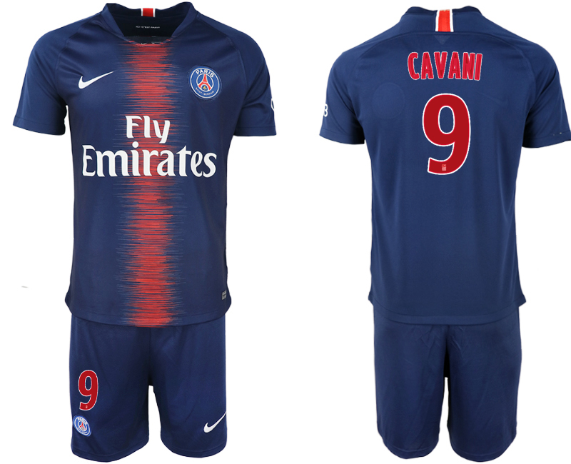 2018-19 Paris Saint-Germain 9 CAVANI Home Soccer Jersey