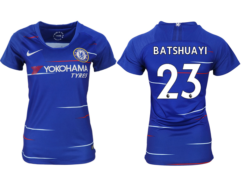 2018-19 Chelsea 23 BATSHUAYI Home Women Soccer Jersey - Click Image to Close