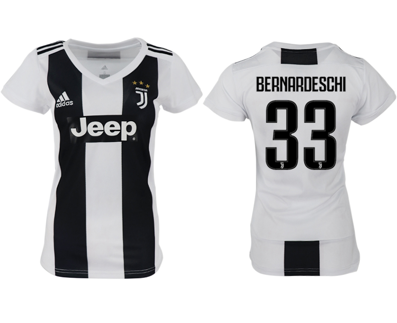 2018-19 Juventus 33 BERNARDESCHI Home Women Soccer Jersey