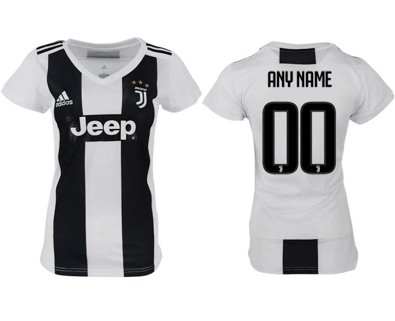 2018-19 Juventus Home Customized Women Soccer Jersey