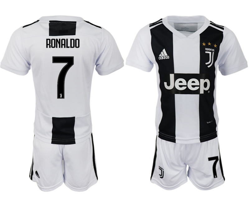 2018-19 Juventus 7 RONALDO Home Youth Soccer Jersey