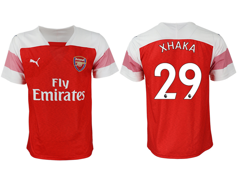 2018-19 Arsenal 29 XHAKA Home Thailand Soccer Jersey