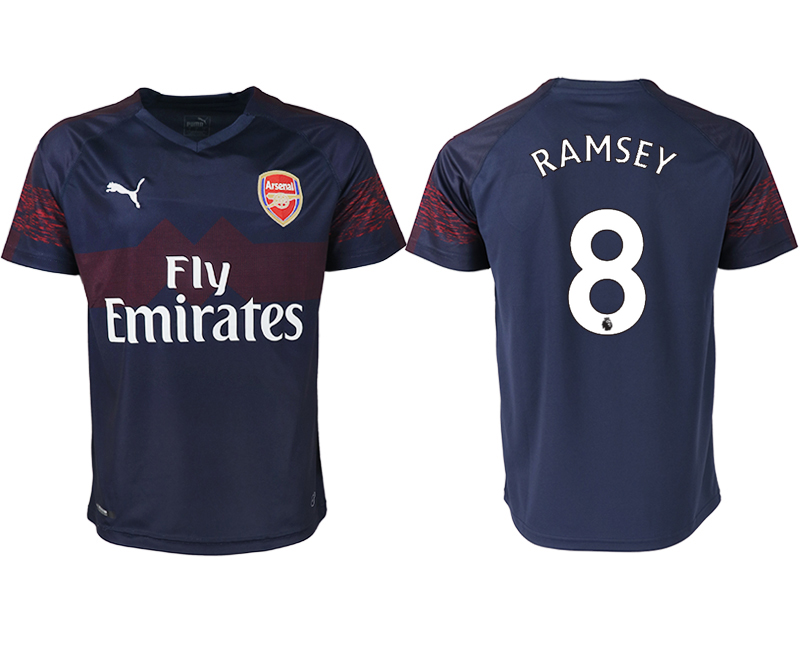 2018-19 Arsenal 8 RAMSEY Away Thailand Soccer Jersey - Click Image to Close