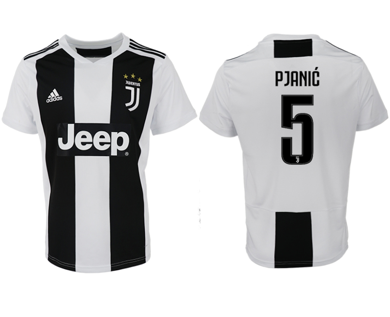 2018-19 Juventus 5 PJANIC Home Thailand Soccer Jersey