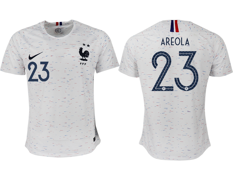 France 23 AREOLA Away 2018 FIFA World Cup Thailand Soccer Jersey