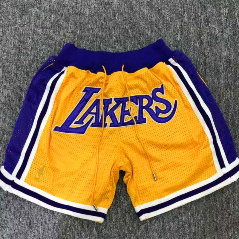 Lakers Gold 1996-97 Mesh Shorts
