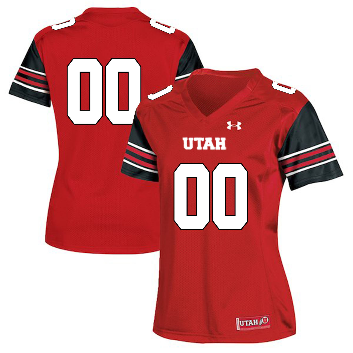 Utah Utes Red Women's Customized College Football Jersey