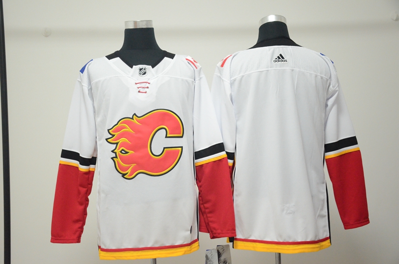 Flames Blank White Adidas Jersey