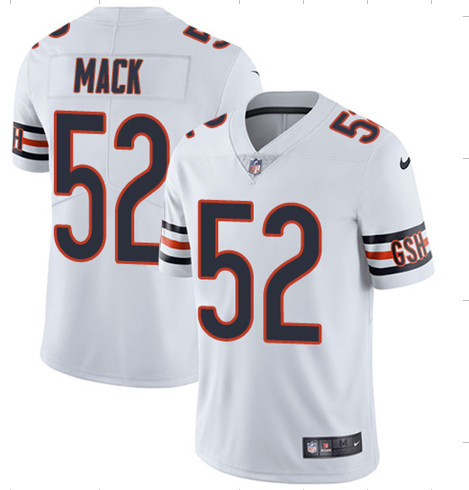 Nike Bears 52 Khalil Mack White Youth Vapor Untouchable Limited Jersey