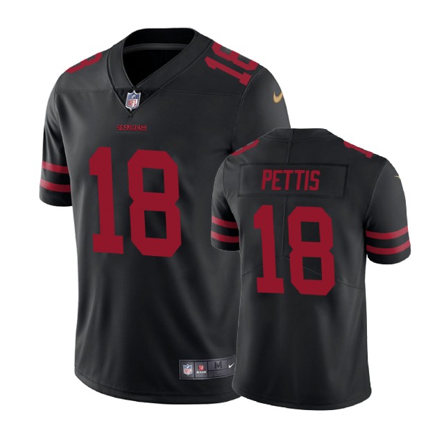 Nike 49ers 18 Dante Pettis Black Youth Vapor Untouchable Limited Jersey