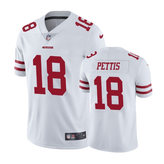 Nike 49ers 18 Dante Pettis White Youth Vapor Untouchable Limited Jersey