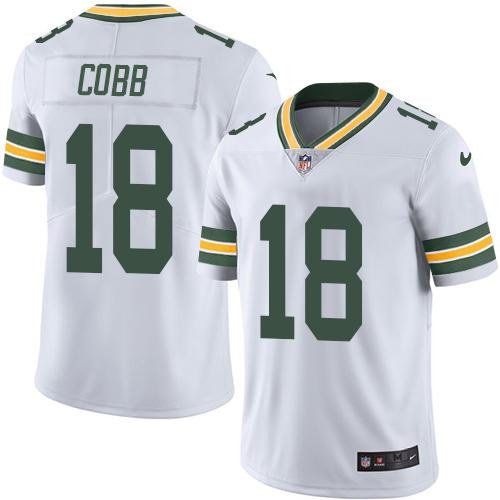 Nike Packers 18 Randall Cobb White Youth Vapor Untouchable Limited Jersey