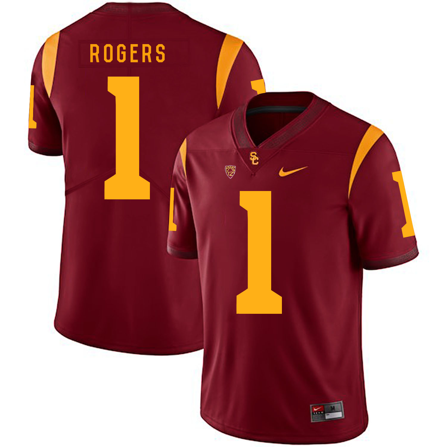 USC Trojans 1 Darreus Rogers Red College Football Jersey - Click Image to Close