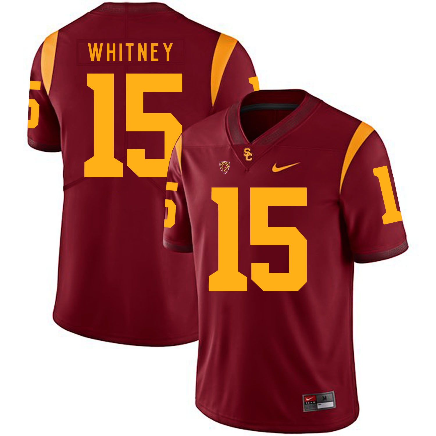 USC Trojans 15 Isaac Whitney Red College Football Jersey
