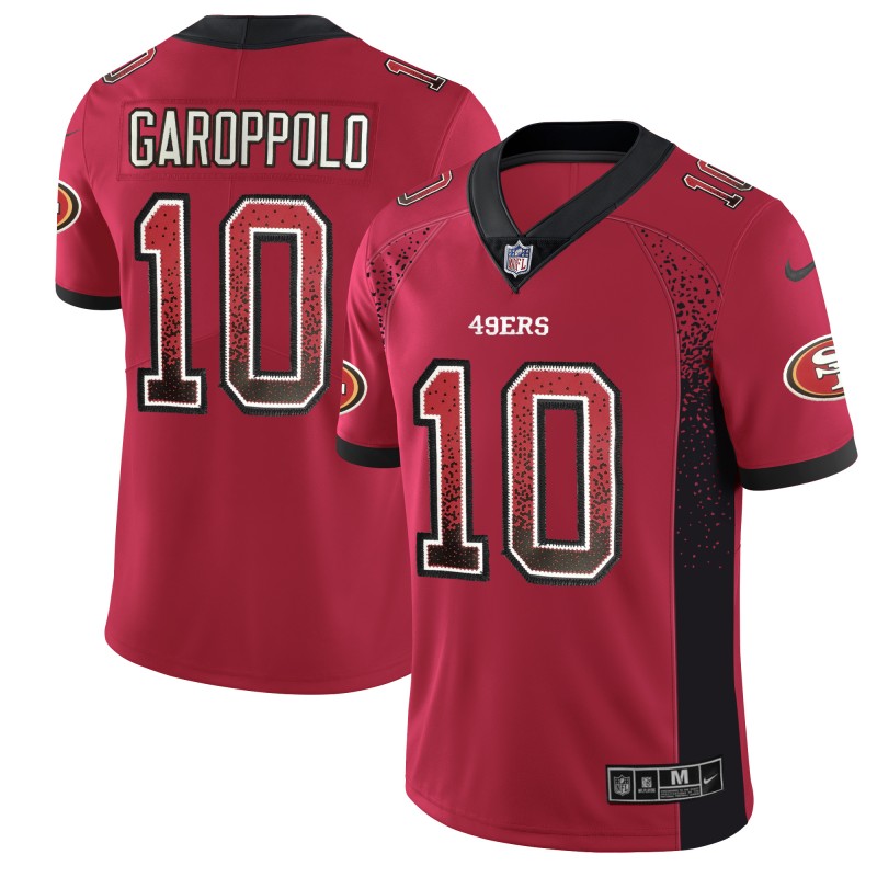 Nike 49ers 10 Jimmy Garoppolo Red Drift Fashion Limited Jersey