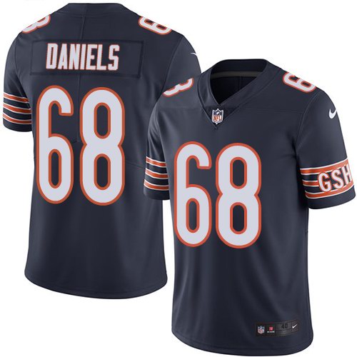 Nike Bears 68 James Daniels Navy Color Rush Limited Jersey