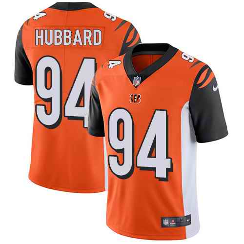 Nike Bengals 94 Sam Hubbard Orange Vapor Untouchable Limited Jersey