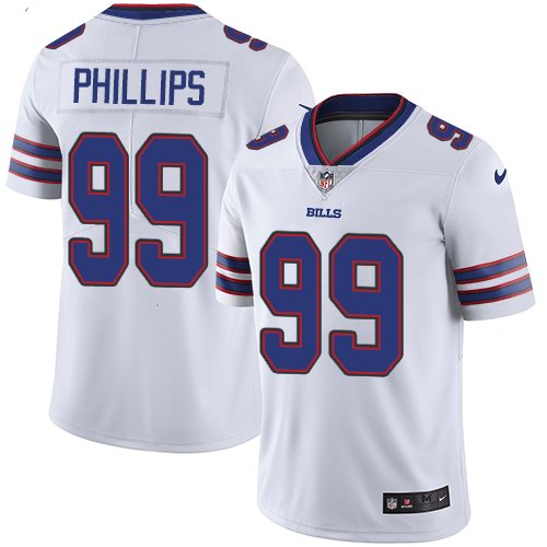 Nike Bills 99 Harrison Phillips White Vapor Untouchable Limited Jersey