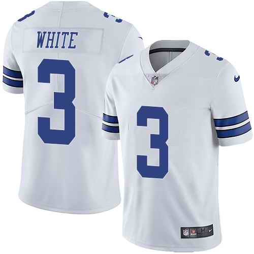 Nike Cowboys 3 Mike White White Youth Vapor Untouchable Limited Jersey