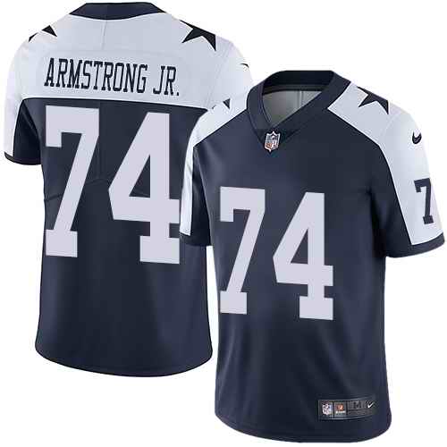 Nike Cowboys 74 Dorance Armstrong Jr. Navy Throwback Vapor Untouchable Limited Jersey