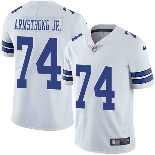 Nike Cowboys 74 Dorance Armstrong Jr. White Vapor Untouchable Limited Jersey