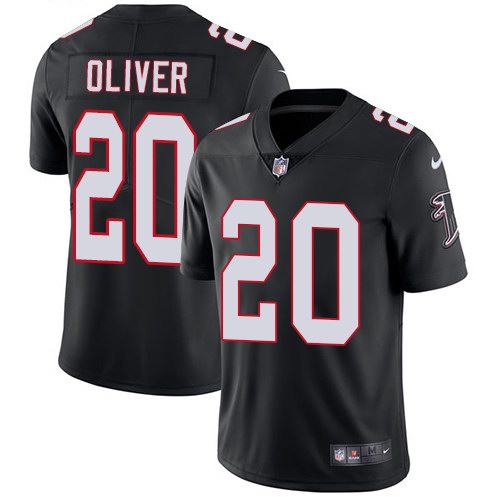 Nike Falcons 20 Isaiah Oliver Black Vapor Untouchable Limited Jersey