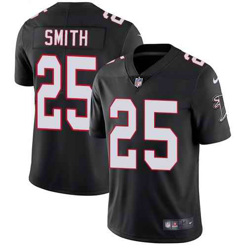 Nike Falcons 25 Ito Smith Black Vapor Untouchable Limited Jersey