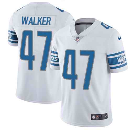 Nike Lions 47 Tracy Walker White Men's Stitched NFL Vapor Untouchable Limited Jersey 3vtUiM