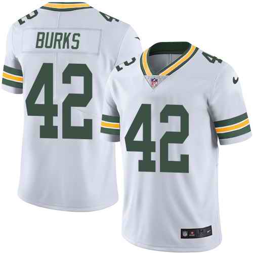 Nike Packers 42 Oren Burks White Youth Vapor Untouchable Limited Jersey