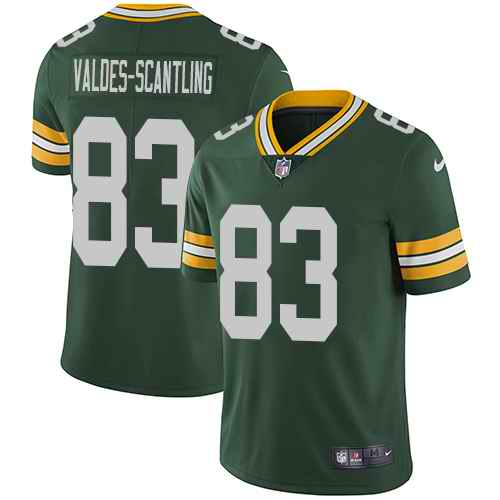 Nike Packers 83 Marquez Valdes Scantling Green Vapor Untouchable Limited Jersey