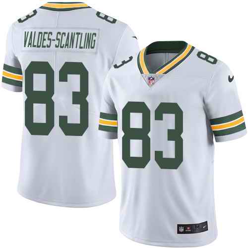 Nike Packers 83 Marquez Valdes Scantling White Youth Vapor Untouchable Limited Jersey