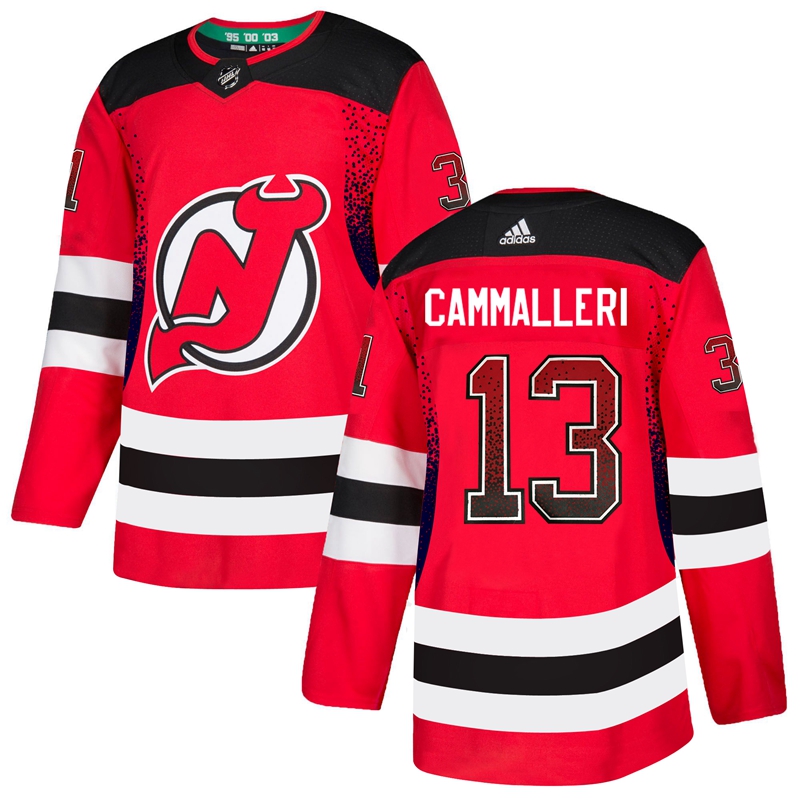 Devils 13 Mike Cammalleri Red Drift Fashion Adidas Jersey