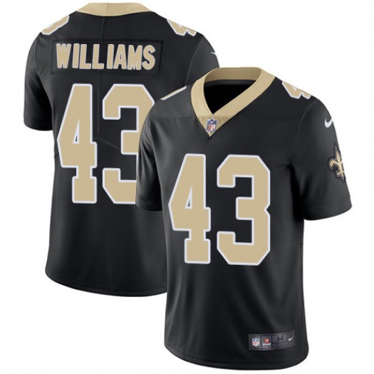 Nike Saints 43 Marcus Williams Black Youth Vapor Untouchable Limited Jersey