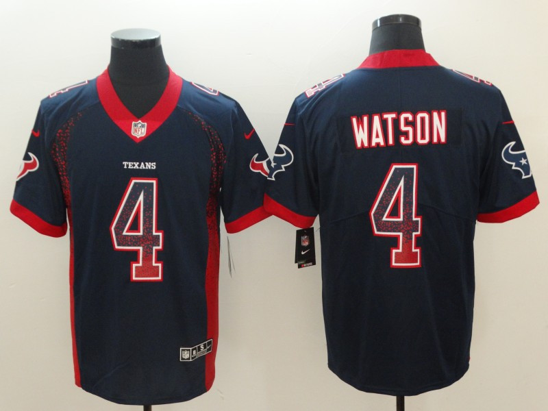 Nike Texans 4 Deshaun Watson Black Drift Fashion Limited Jersey