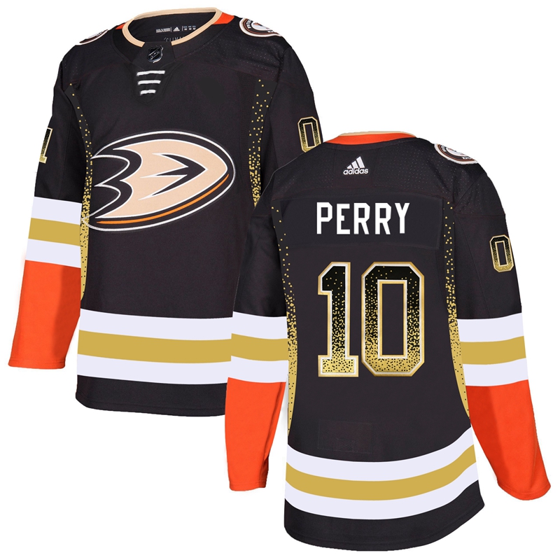 Ducks 10 Corey Perry Black Drift Fashion Adidas Jersey