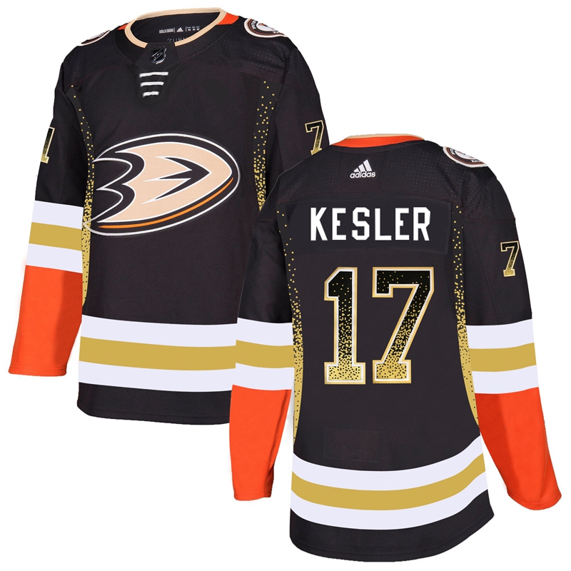 Ducks 17 Ryan Kesler Black Drift Fashion Adidas Jersey