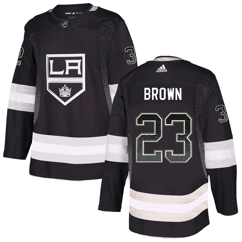 Kings 23 Dustin Brown Black Drift Fashion Adidas Jersey
