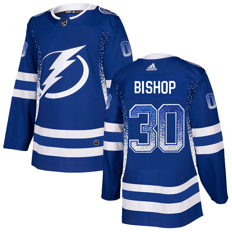 Lightning 30 Ben Bishop Blue Drift Fashion Adidas Jersey