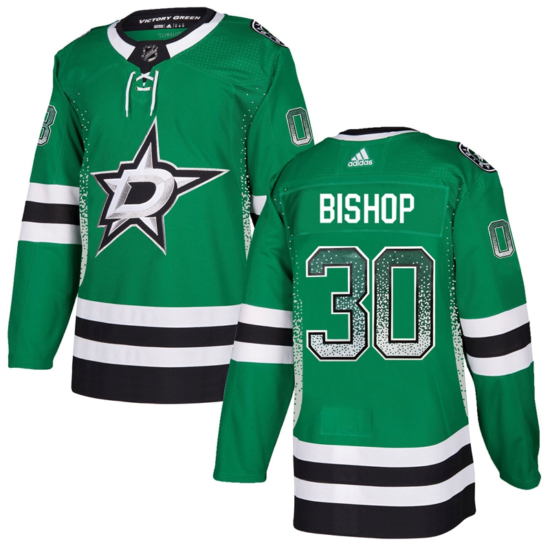 Stars 30 Ben Bishop Green Drift Fashion Adidas Jersey