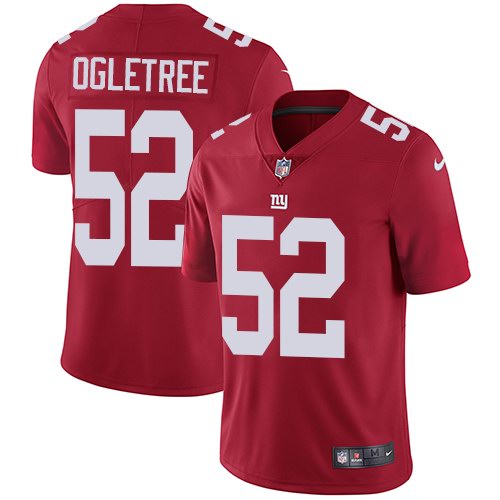 Nike Giants 52 Alec Ogletree Red Alternate Youth Vapor Untouchable Limited Jersey - Click Image to Close