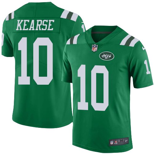 Nike Jets 10 Jermaine Kearse Green Youth Color Rush Limited Jersey