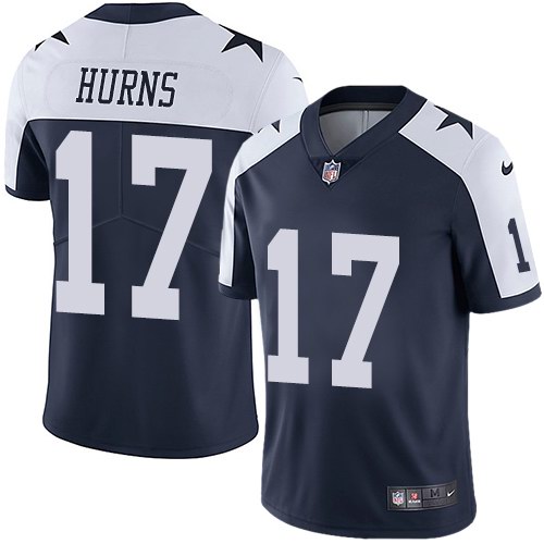 Nike Cowboys 17 Allen Hurns Navy Throwback Vapor Untouchable Limited Jersey