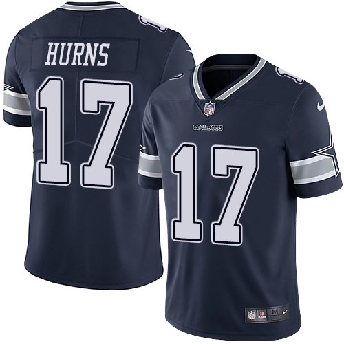 Nike Cowboys 17 Allen Hurns Navy Youth Vapor Untouchable Limited Jersey